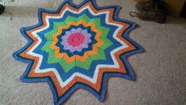 Ripple Circular blanket